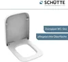 SCHÜTTE Duroplast WC-Sitz WHITE, E-Form, für Geberit RENOVA Produktbild-Vorschau 2