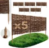 5 x BOGATECO Beeteinfassung aus Weide | 100 cm Lang & 40 cm Produktbild-Vorschau 1