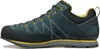 Der "Crux GTX" Zustiegsschuh von Scarpa in Schwarz und Dunkelgrün mit gelben Akzenten. Produktbild-Vorschau