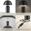 Petite lampe de table rétro ALTEA, design champignon, 40W - Voir les images du produit 4