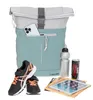 Rucksack Damen Roll-Top Freizeitrucksack Sport Fitness Produktbild-Vorschau 3