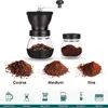 Handkaffeemühle, Manuelle Kaffeemühle mit Keramikmahlwerk, Produktbild-Vorschau 2