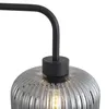 Design Stehleuchte Schwarz mit Rauchglas Ana Produktbild-Vorschau 4