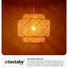 Stropní svítidlo Lignea Lux z bambusu, boho styl, 40 W - Náhled obrázku produktu 6