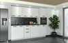 ULWEHOME | Küchenzeile 260 cm Mattweiß, Küchenmöbel-Set Produktbild-Vorschau 3