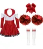A flat lay of a cheerleading costume set. Náhled obrázku produktu
