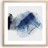 Gerahmtes Poster - Rahmen in heller Eiche - Blau Schwarz Produktbild-Vorschau 1
