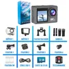Senzo Caméra d'Action 5K - 50MP - 60FPS - WiFi - Caméra Voir les images du produit 10