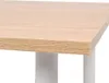 vidaXL Jídelní stůl 120×60×73 cm Dub hnědý a bílý Náhled obrázku produktu 3