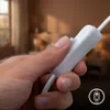 Lampka nocna E14 materiałowy klosz lampa stołowa kabel Podgląd zdjęcia produktu 8