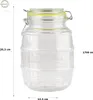 4 Einmachgläser 1,7 L mit Bügelverschluss – Hermetisches Produktbild-Vorschau 3