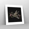 Poster - Poster ohne Rahmen - Asiatisch Vogel Blumen - Produktbild-Vorschau 7