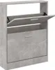 vidaXL Skriňa na topánky Concrete Grey 59x17x81 cm Drevo Náhľad obrázku produktu 1