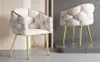 Sweiko Luxus-Samtstühle 1 Stuhl (Wohnzimmer Stühle, Produktbild-Vorschau 3