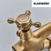 KLARWERK® EVA | Vintage Wasserhahn Bad Gold Messing Produktbild-Vorschau 6