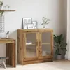 vidaXL Bücherschrank Artisan-Eiche 82,5x30,5x80 cm Produktbild-Vorschau 3