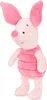 A plush toy of the character Piglet from Winnie the Pooh, standing against a white background. Voir les images du produit
