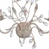 Wandlampe Floral "SURREY" Creme Gold Metall Glas 2-flammig Produktbild-Vorschau 7