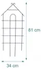 Relaxdays Rankgitter, 4er Set, HxB: 81 x 34 cm, Metall, Produktbild-Vorschau 4