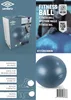 Piłka Fitness 65Cm Umbro Niebieska Podgląd zdjęcia produktu 5