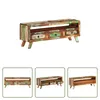 The Living Store TV-Schrank Mehrfarbig 110x30x40 cm Altholz Produktbild-Vorschau 10