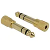 DeLOCK 65361, 6.35 mm, 3.5 mm, Gold Produktbild-Vorschau 1