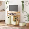 AdelDream Wäschekorb 4 Fächer 2 Regale Wäschesammler 140L Produktbild-Vorschau 9