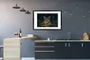 MuchoWow® Gerahmtes Poster Katze - Gelb - Blumen - Produktbild-Vorschau 5