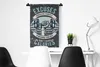 MuchoWow® Wandteppich Wandbehang Gewichte - Hand - Retro Produktbild-Vorschau 4