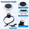 Solar Pool Licht 6er Set, LED Solar Gartenlichter IP65 Produktbild-Vorschau 3