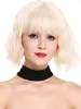 WIG ME UP Perücke kurz Pony Wellig Volumen Hellblond Produktbild-Vorschau 1