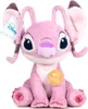 Disney Angel With Sound 40 Cm Stitch-teddy Rosa  Rosa One Produktbild-Vorschau 1