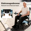 Elektrorollstuhl faltbar mit Joystick, Rollstuhl für Produktbild-Vorschau 5