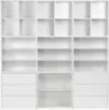 Libreria modulare decorativa in legno con 9 elementi, Anteprima dell’immagine prodotto 5