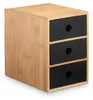 Relaxdays Schreibtisch Organizer, 3 Schubladen, Bambus & Produktbild-Vorschau 8