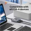 SWITCH SWITCH 1x2 a 2x1 USB 3.0 KVM A/B 5Gbps DVOUSTRANNÝ Náhled obrázku produktu 9