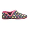 Sleepers Femmes Jade Chaussons / Pantoufles, à pois DF1052 Voir les images du produit 2