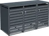 Mülltonnenbox Müllbox Mülltonnenverkleidung 3 Türen Box mit Produktbild-Vorschau 1