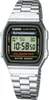 A close-up studio shot of a silver Casio digital watch with a black face. Produktbild-Vorschau