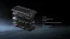 An exploded view diagram of a keyboard, showing its internal layers and materials. Produktbild-Vorschau