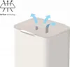 Diagram illustrating airflow technology on a trash can lid. Podgląd zdjęcia produktu