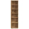 vidaXL Scarpiera rovere artigianale 28x27x102 cm Materiale Anteprima dell’immagine prodotto 9