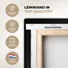 MuchoWow® - Leinwandbilder - Pferde - Friesisch - Mähne - Produktbild-Vorschau 2