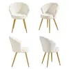 lot de 1 chaises de salle à manger en velours Chaise de Voir les images du produit 6
