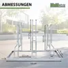 Fahrradständer für 6 Fahrräder höhenversetzt 210 x 75,5 cm Produktbild-Vorschau 5