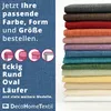DecoHomeTextil Leinen Optik Tischdecke Dunkelblau Eckig 110 Produktbild-Vorschau 3
