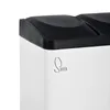 SVITA TC3X15 Mülleimer Papierkorb pulverbeschichteter Stahl Produktbild-Vorschau 5