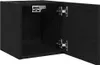 vidaXL Mensola TV da parete in rovere nero 30,5 x 30 x 30 Anteprima dell’immagine prodotto 5