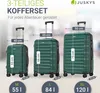 Juskys Hartschale Kofferset Reisekoffer 3 teilig - Produktbild-Vorschau 4