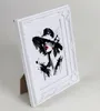 Vintage Bilderrahmen Barock Kunststoff Weiß Echtglas Produktbild-Vorschau 2